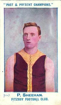 1905 Wills's Past & Present Champions #17 Percy Sheehan Front
